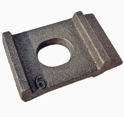 Rail Iron Tie Plate For Rail Fastening factory